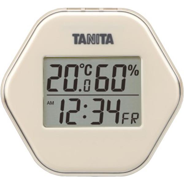 タニタ デジタル温湿度計(アイボリー) TANITA TT-573-IV 返品種別A