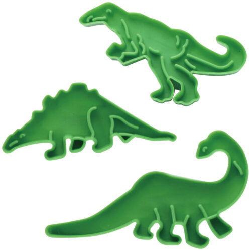 タイガークラウン 恐竜クッキー抜型3P #1308(タイガ-クラウン) 返品種別A
