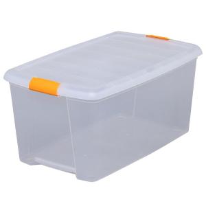 アイリスオーヤマ 高い所BOX(クリア) サイズ(約)：幅40×奥行66×高さ32cm TB-64D 返品種別A