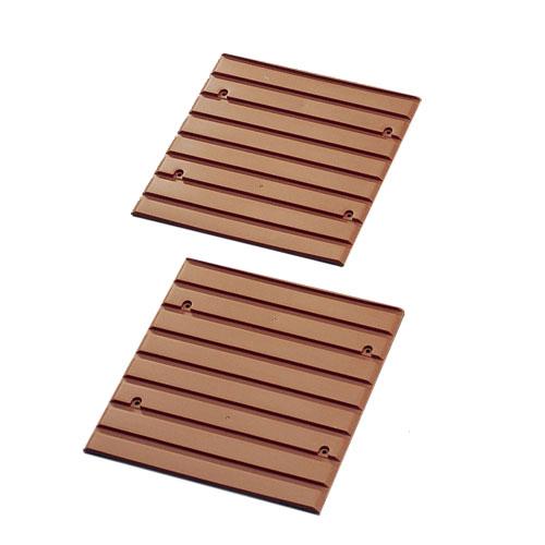 アイリスオーヤマ CBボックス用レールボード(2枚組 ブラウン(CBボックス縦置き時専用) IRIS...