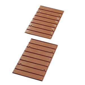 アイリスオーヤマ CBボックス用レールボード(2枚組)ブラウン(CBボックス横置き時専用) IRIS CXR-27-ブラウン 返品種別A