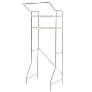 アイリスオーヤマ ハンガーバー付ステンレスランドリーラック(幅64.5〜100cm) IRIS HSL-181 返品種別A