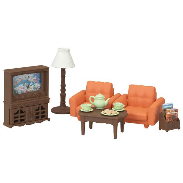エポック社 シルバニアファミリー おすすめリビングルームセット(セ-199)シルバニアファミリー 返...