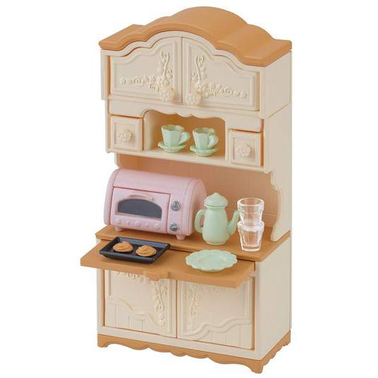 エポック社 シルバニアファミリー 食器棚・トースターセット(カ-419)シルバニアファミリー 返品種...