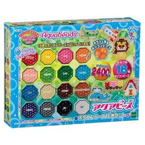 エポック社 AQ−211 アクアビーズアート☆ 24色ビーズセットアクア