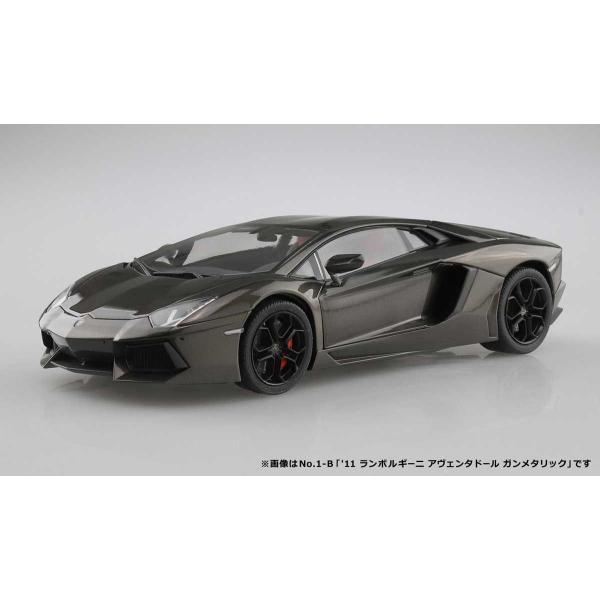 アオシマ 1/ 24 プリペイントモデル No.01-B ’11 ランボルギーニ アヴェンタドール ...
