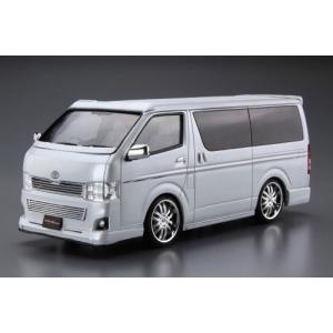 アオシマ 1/ 24 ザ・チューンドカー No.28 シルクブレイズ TRH200V ハイエース VerIII’10(トヨタ)(63354)プラモデル 返品種別B｜joshin