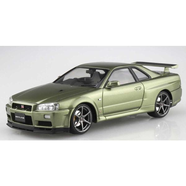 アオシマ 1/ 24 プリペイントモデル No.03-C ニッサン BNR34 スカイライン GT-...