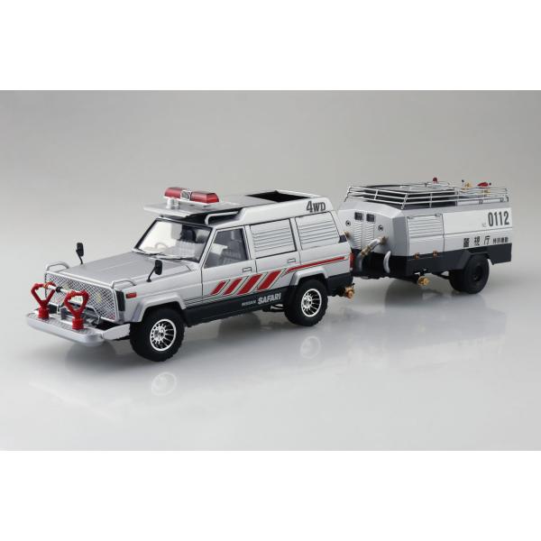 アオシマ 1/ 24 西部警察 No.7 サファリ4WD＆タンク車(68625)プラモデル 返品種別...