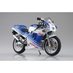 アオシマ(スカイネット) 1/ 12 完成品バイク Honda NSR250R ’88 テラブルー/ ロスホワイト(11574)塗装済完成品 返品種別B