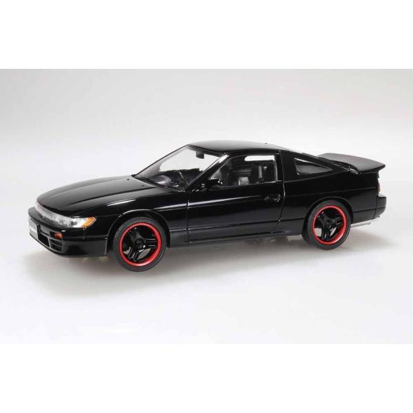 アオシマ 1/ 32 楽プラ スナップキット No.27CU-BK ニッサン シルエイティ カスタム...