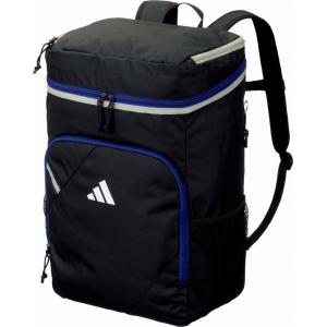 アディダス ボール用デイパック(ブラック×セミルーシドブルー・容量：30L) 返品種別A