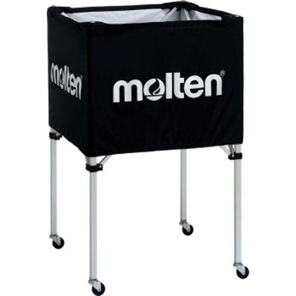 モルテン 折りたたみ式ボールカゴ(黒・サイズ：中・背高)  返品種別A