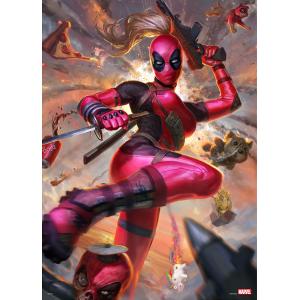 テンヨー マーベル Lady Deadpool ぎゅっと1000ピースジグソーパズル 返品種別B