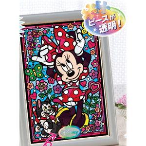 テンヨー ディズニー ステンドアートジグソー ミニーマウス ステンドグラス ぎゅっと266ピース(D...