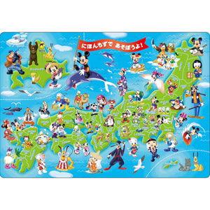 テンヨー（Tenyo） 60ピース 子供向けパズル ミッキーと日本地図で