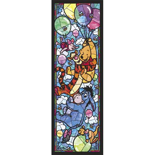 テンヨー ディズニー ステンドアートジグソー くまのプーさん ステンドグラス ぎゅっと456ピース(...