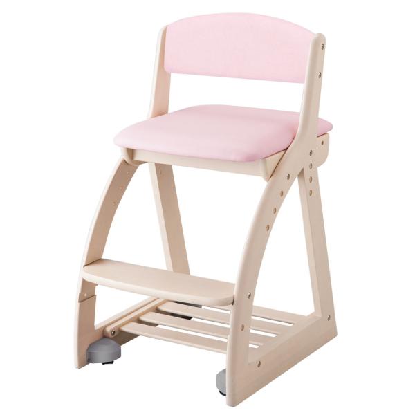 コイズミ 4ステップチェア PVC(ライトピンク) KOIZUMI WW色 FDC051WWLP 返...