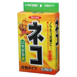 イカリ消毒 ネコ専用いやがる袋 15g×12袋 ネコ忌避剤 205603 返品種別B