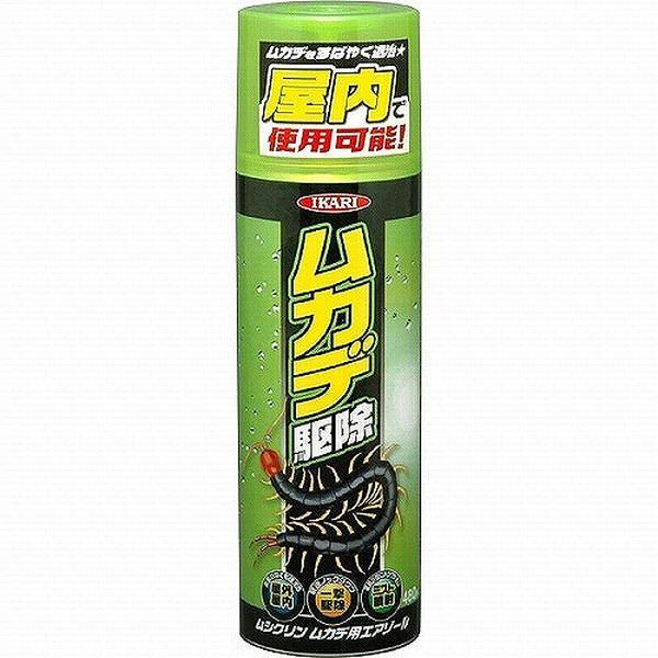 イカリ消毒 ムシクリン ムカデ用エアゾール(480ml) ムカデ スプレー 205084 返品種別B