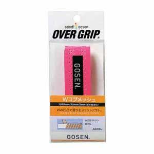 ゴーセン オーバーグリップ Wコブメッシュ GOSEN テニス バドミントン用オーバーグリップ GOS-AC15L-RP