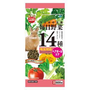 ミニマルランド うさぎの主食 毎日野菜14種 ヘアボールケア 600g ミニマルランド 爽快ドラッグ 通販 Yahoo ショッピング