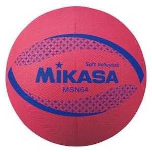 ミカサ 小学生用ソフトバレーボール(レッド) 返品種別A｜joshin