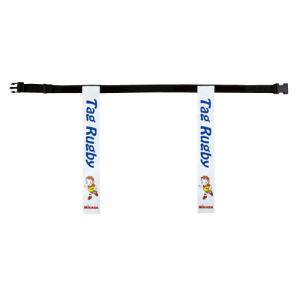 ミカサ タグラグビー用ベルト(最長90cm・ホワイト) 返品種別A