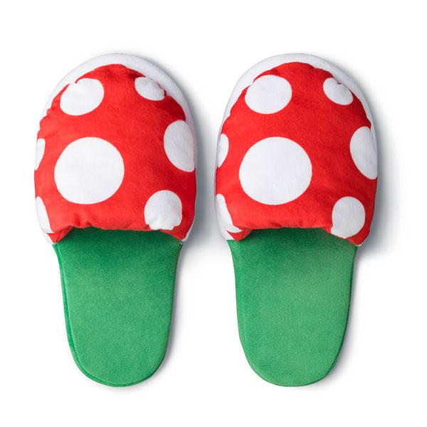 任天堂 スーパーマリオ ホーム＆パーティ ルームスリッパ(パックンフラワー/ 土管) 返品種別B