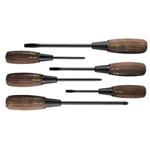 ベッセル ウッディ貫通ドライバー6本組 No.336PS VESSEL Non-Slip 木柄ドライバーセット 336PS 返品種別B｜Joshin web