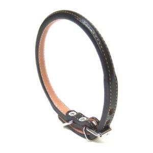 ロール丸首輪 ＃4(ブラック) 株式会社 岡野製作所 返品種別B
