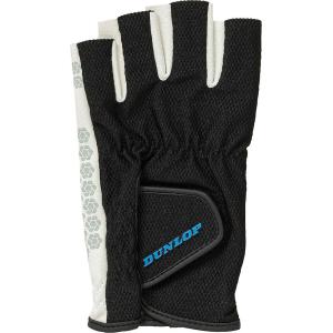 ダンロップ メンズシリコンプリントグローブ ハーフタイプ 両手セット(ブラック・サイズ：L) 返品種...