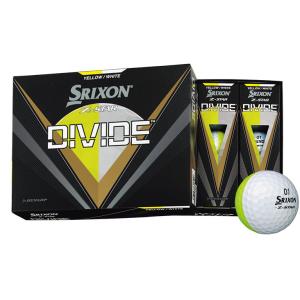 ダンロップ スリクソン スリクソン Z-STAR DIVIDE ゴルフボール 1ダース 12個入り ツートンカラー(イエロー/ ホワイト) 返品種別A｜joshin