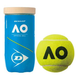 ダンロップ 硬式テニスボール DUNLOP AUSTRALIAN OPEN(ダンロップ オーストラリアン オープン) 2球入りボトル 返品種別A｜joshin