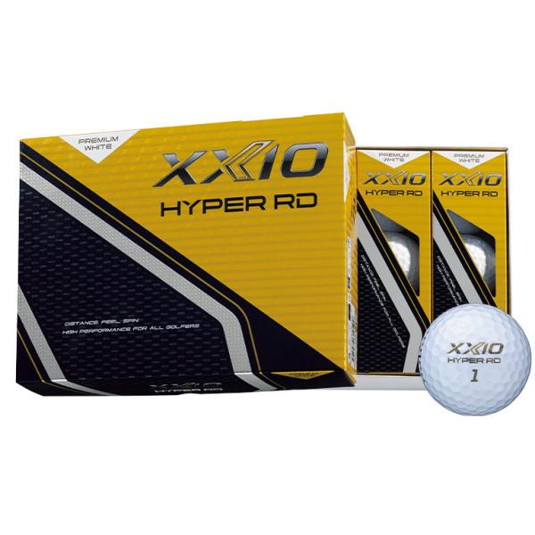 ダンロップ ゼクシオ ハイパー アールディ HYPER RD ゴルフボール 1ダース 12球入り(プ...