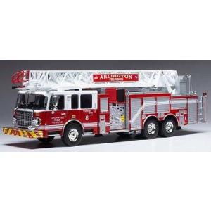 イクソ 1/ 43 スミール 105 はしご車 2015 アーリントン消防署(TRF023S)ミニカ...