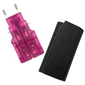 カシムラ 海外用変換プラグ サスケ3(ピンク) Kashimura WP-90M 返品種別A