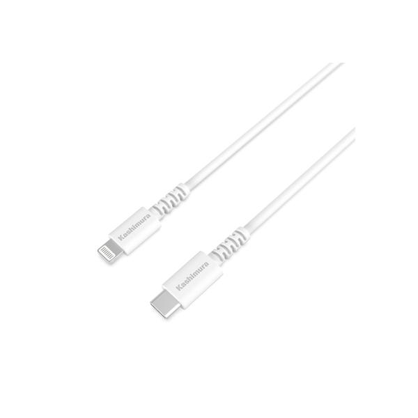 カシムラ MFi ライトニング-Type-C USB充電＆同期ケーブル 50cm(ホワイト) KL-...