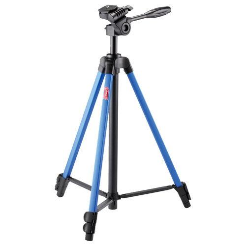 ベルボン Coleman 中型アルミ製三脚「CV-3」(ブルー) Velbon CV-3BLUE 返...