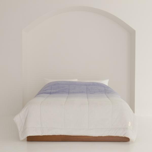 西川(nishikawa) hauu もちもちブランケット リバーシブルタイプ ラベンダー(シングル...