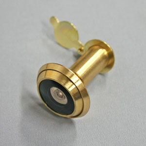 ノムラテック 快適防犯・超広角空転式NEWドアスコープ180(ゴールド) N-2063 返品種別A