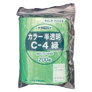 生産日本社  C-4 緑 100×70×0.04 200枚入 C4CG 