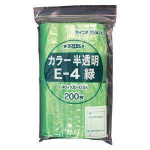 生産日本社  E-4 緑 140×100×0.04 200枚入 E4CG 