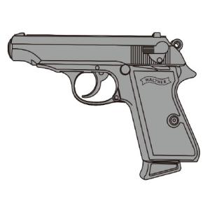 マルシン工業 ワルサーPP ブラックABSモデルガン 返品種別B