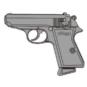 限定！値下げ品】マルシン ワルサーPPK モデルガン 完成品 シルバーABS