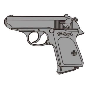 マルシン ワルサーPPK モデルガン 完成品 シルバーABS : web shop