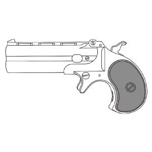 マルシン工業 ハンターデリンジャー エクセレントヘビーウエイト ガスガンエアガン 返品種別B