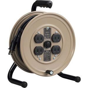 SANWA SUPPLY コードリール 20m ドラム 屋外用 防雨 延長コード