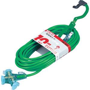 日動 200V 延長コード 10m 屋外 防雨型延長コード 三相200V用