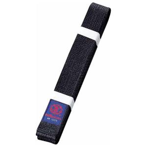 九櫻 柔道・空手用 色帯 (有段者用)(黒・6号) HYK-JC6B 返品種別A